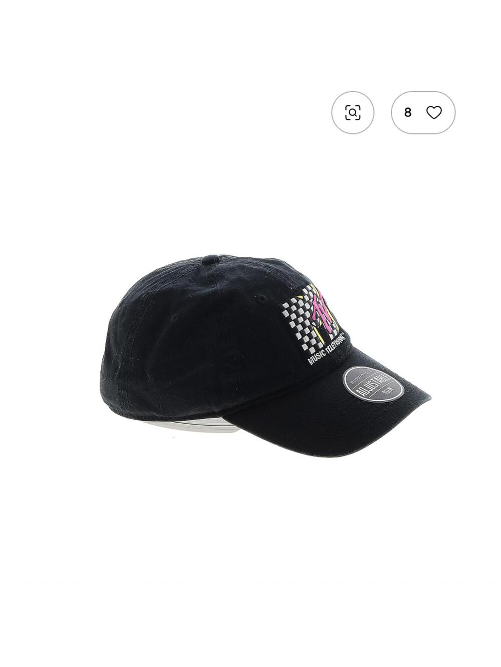 MTV Black Baseball Cap One Size